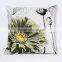 PLUS Beautiful Flower Home Decor Sofa Cushion Cover, OEM colorful pillowcase