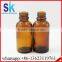 30ml e liquid frosted amber glass drooper bottles with childproof cap                        
                                                Quality Choice