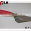 Bricklaying trowel with rubber hand