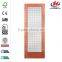 JHK-G01 Cheap Office Dividers Double Glazing Profiles Shutter Veneer Interior Door