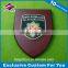 Custom sample award plaques metal trophies sports wooden shield made in china                        
                                                Quality Choice