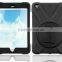 Slicone tablet shoulder strap case for Mini 123 iPad
