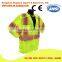 Short Sleeves Hi Vis reflective Safety Jacket Mesh Vest with reflector 3 point tear away