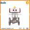 Stainless steel simple structure pneumatic ball valve