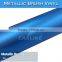 CARLIKE Pearl Blue Chrome Metallic Brushed Film Sticker For Cars