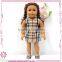 High quality popular make up dolls 18 inch oem