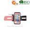 Custom outdoor waterproof sweat resistant sport hook and loop arm band