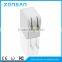 import mobile phone accessories flat dual port usb wall charger 2.4a, wall mount usb charger