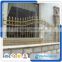 Galvanized decorative power coated wrought iron fence with arch top designs