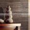 micro crystal ceramic tile, Luxury wood look dark brown glass surface porcelain tile