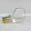 crystal clear glass perfume bottle