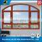 wooden color aluminium window