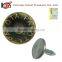 27L concave shape hollow single prong round metal jeans button for denim garment