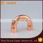 Copper y branch pipe fitting