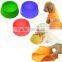 Custom design non-toxic pet feeder silicone pet bowl for dog