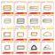 Decorative handbag rings metal ring for suitcase