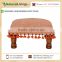 2016 Most Demanded Uniquely Design Wooden Upholstered Foot Stool