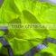 Oxford knit PU workwear raincoat rainsuit relective tape yellow color waterproof breathable