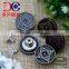 Four Tower Design Metal Jeans Button Cover for Overcoat