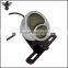 Chrome Vintage Smoke Lens Motorcycle Tail Light With Bracket for Harley Chopper