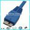 Wholesale 1m round micro usb 3.0 male data cable