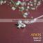 New Trend Creative Manual 925 Sterling Silver Bow Necklice Jewelry