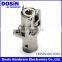 Double straight pcb mount 75ohm zinc alloy bnc connectors