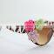 New fashion Retro handmade Three Rose flower beach UV 400 sunglasses