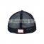 2015 wholesale 6-panel flat brim mesh snapback caps