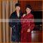 High Density Coral Fleece Couple Bathrobe With Multi-Coloured