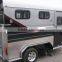 2 Horse Float Angle Load Deluxe Camper Float with tyre