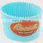 fine quality multicolor avoided heat silicone cup coaster maker
