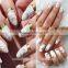 Fashion Nail Sticker Beauty Marble Pattern Transfer Nail Art Foils Stickers Tips