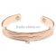 2016 Popular Healing Health Power Energy Magnetic Cuff Copper Bangle Brass Hand Bangle