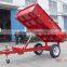 China CE cheap hydraulic mini compact semi camper small farm tractor trailer