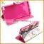 tpu+pu stand wallet leather case for huawei P8
