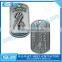 Antique army style personalized military dog tags