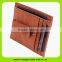 Full grain leather rfid money clip credit card holder 15022