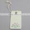 China New Designs Fashion Printing Logo Hang Tags With String