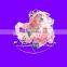 OEM new products metal Bee Rock n Rolla with lace plastic candy bag for baby gift