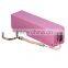 perfume battery charger with key chain mobile power bank