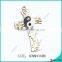 Prayer Zinc Alloy Cross Halo Pendant Necklace