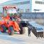 Hot sale small wheel loader made in China with hedge trimmer for gardening