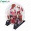 Logo printing L100*H100*W4mm round coaster sublimation toughened blank glass photo coaster
