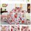 Top quality 100%poly luxury 4PCS flannel bedding sets
