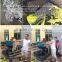 PP cloth breaking to granules for recycling by helix crushing machine
