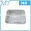 Disposable Airline aluminium foil container/Airline foil lunch box with lid