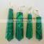 Malachite Slopped Hook Point Pencil Pendants