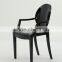 high quality black acrylic chair