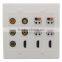 5 X RCA 3 X HDMI 4 X Speaker Female To Female Wall Plate Support Customization